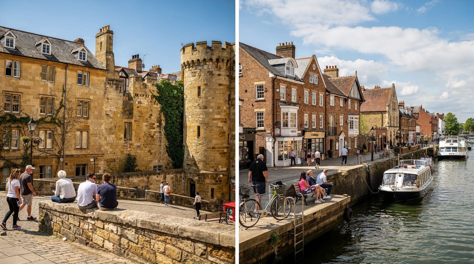 Compare — Honest comparisons — Chester vs York, Chester vs Liverpool as a base, and GYG vs