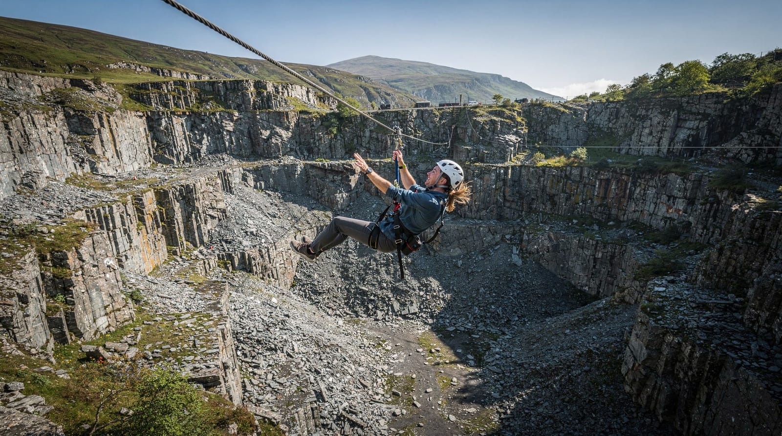 Outdoor adventure — Zip World zip lines, Snowdon hiking routes and the Great Orme cable car for an a