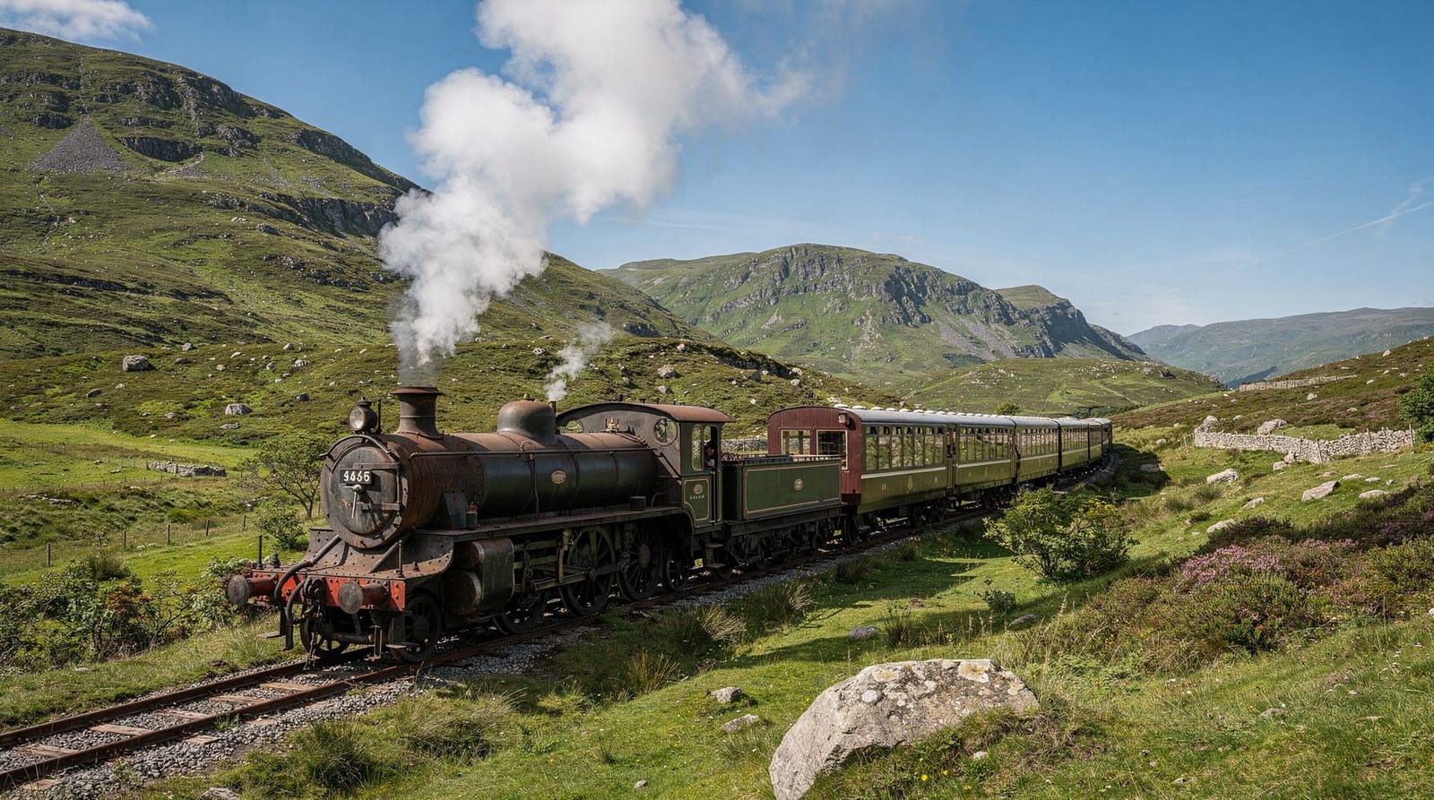 Heritage railways — Steam and narrow-gauge lines through Snowdonia and the Dee Valley, from the Ffes