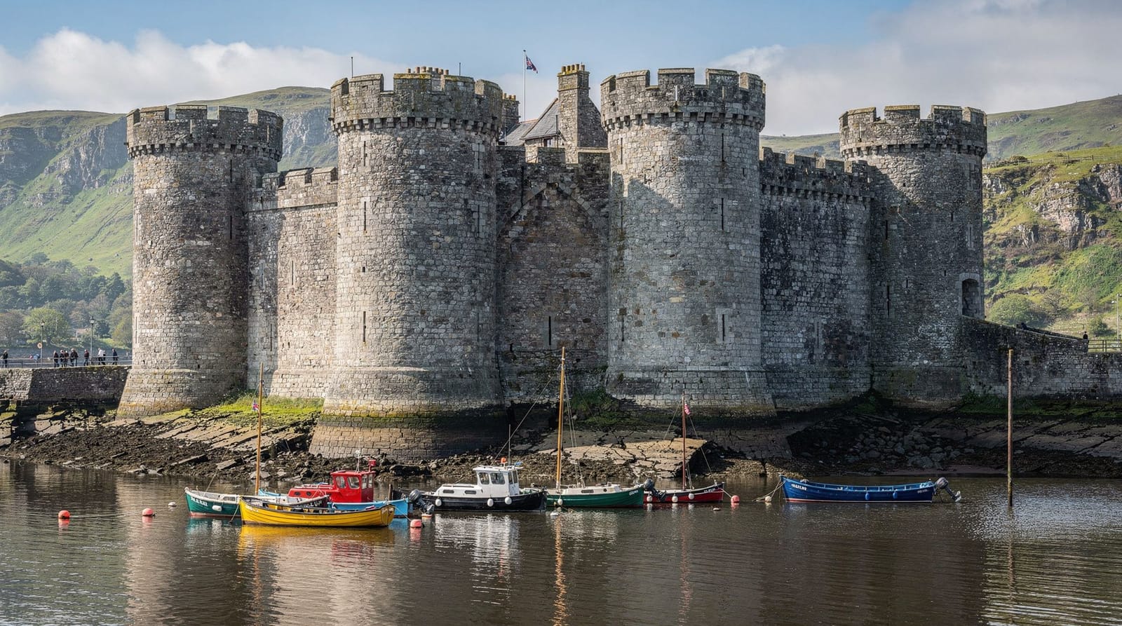 Conwy: a UNESCO castle and Britain's smallest house, UK