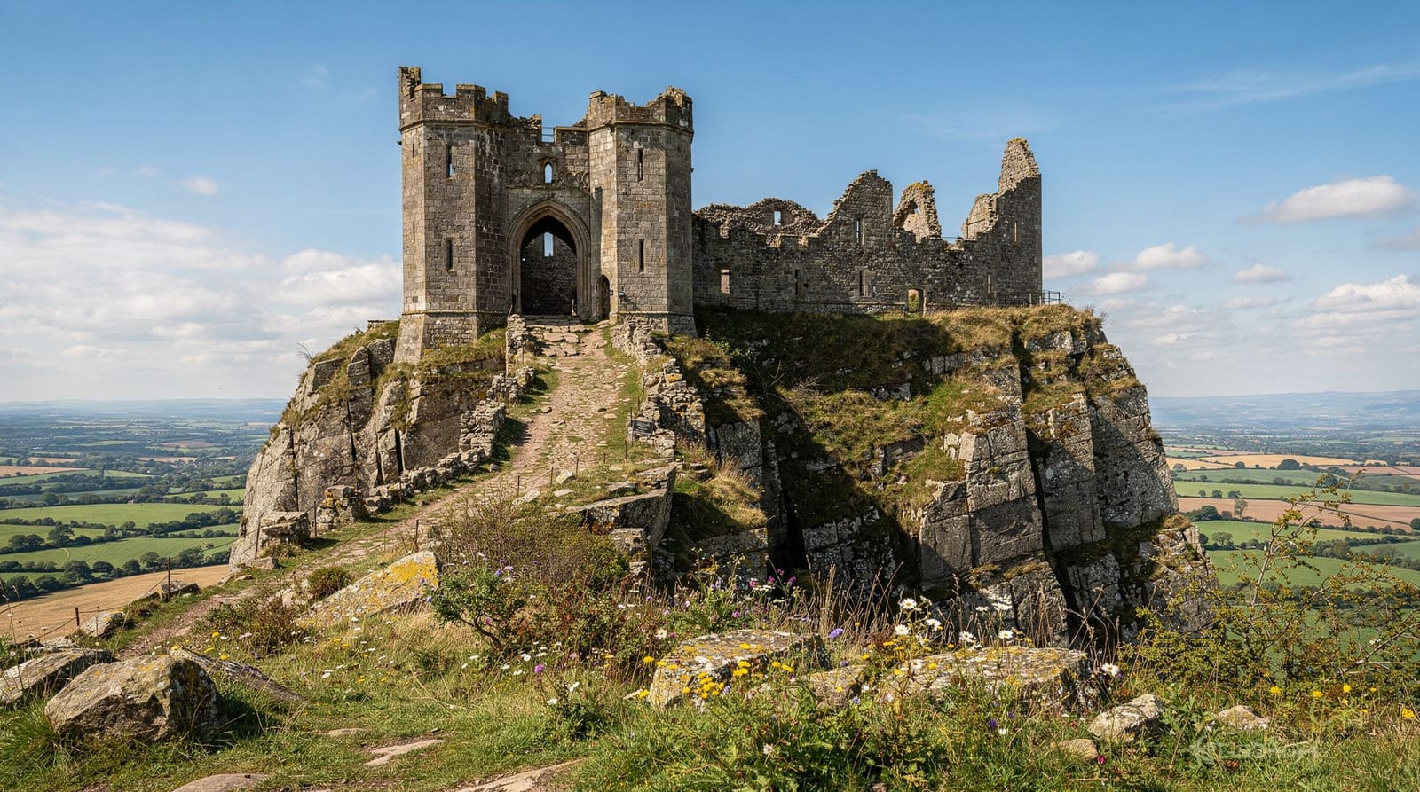 Beeston Castle — Cheshire's hilltop ruin with views to three counties — Beeston Castle, the closest major castle to Chester, sits on a dramatic Cheshire
