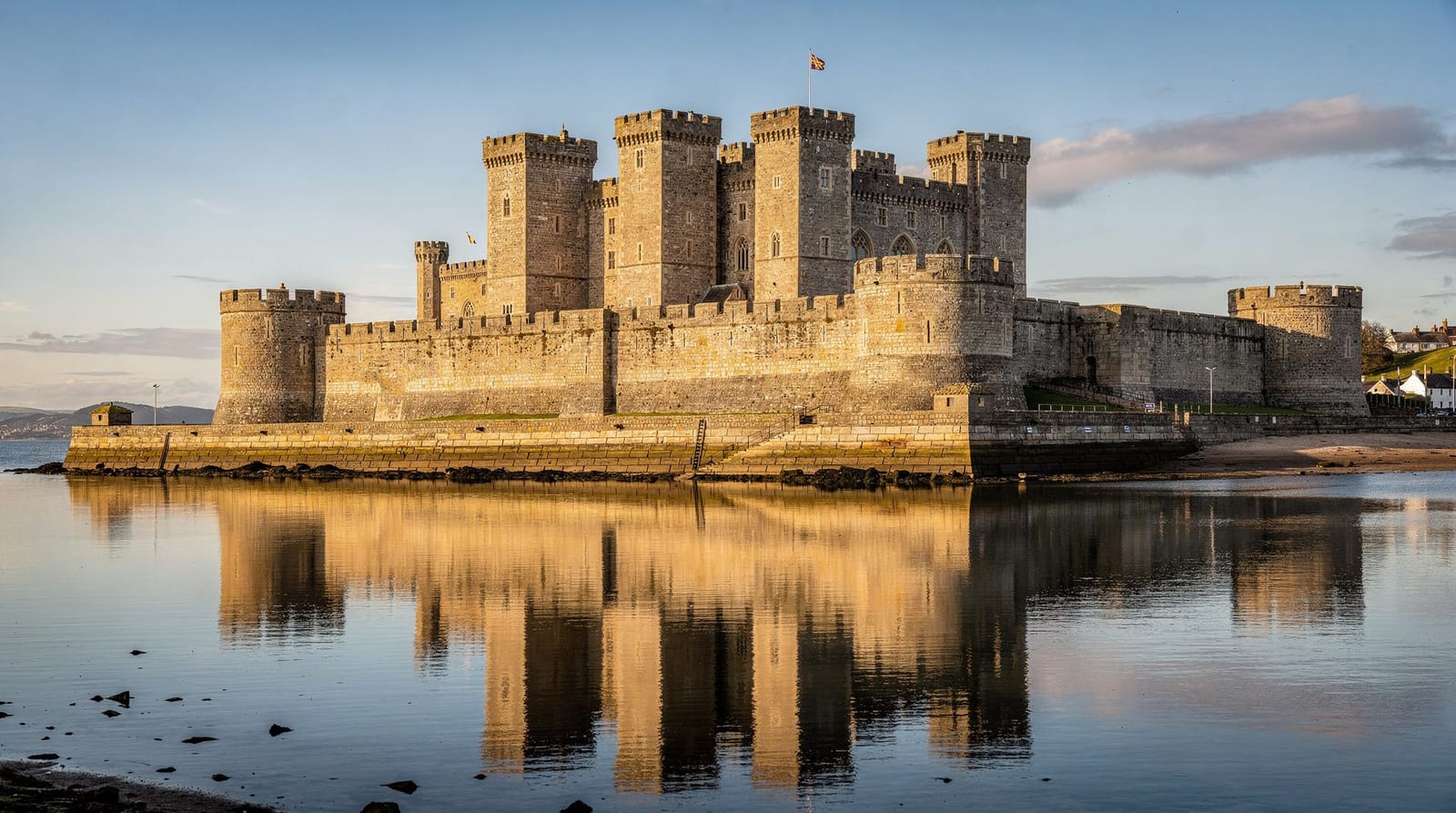 Caernarfon Castle — Edward I's imperial statement in stone — Caernarfon Castle, Edward I's largest and most symbolically loaded Welsh fortres