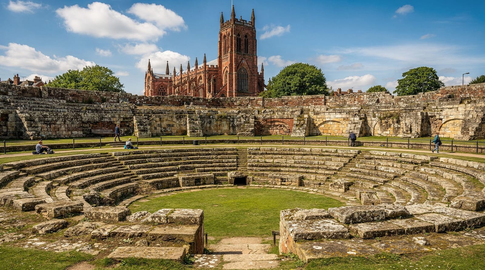 Chester Roman amphitheatre — Britain's largest, half-buried arena — Chester's Roman amphitheatre is Britain's largest known example — free to visit,