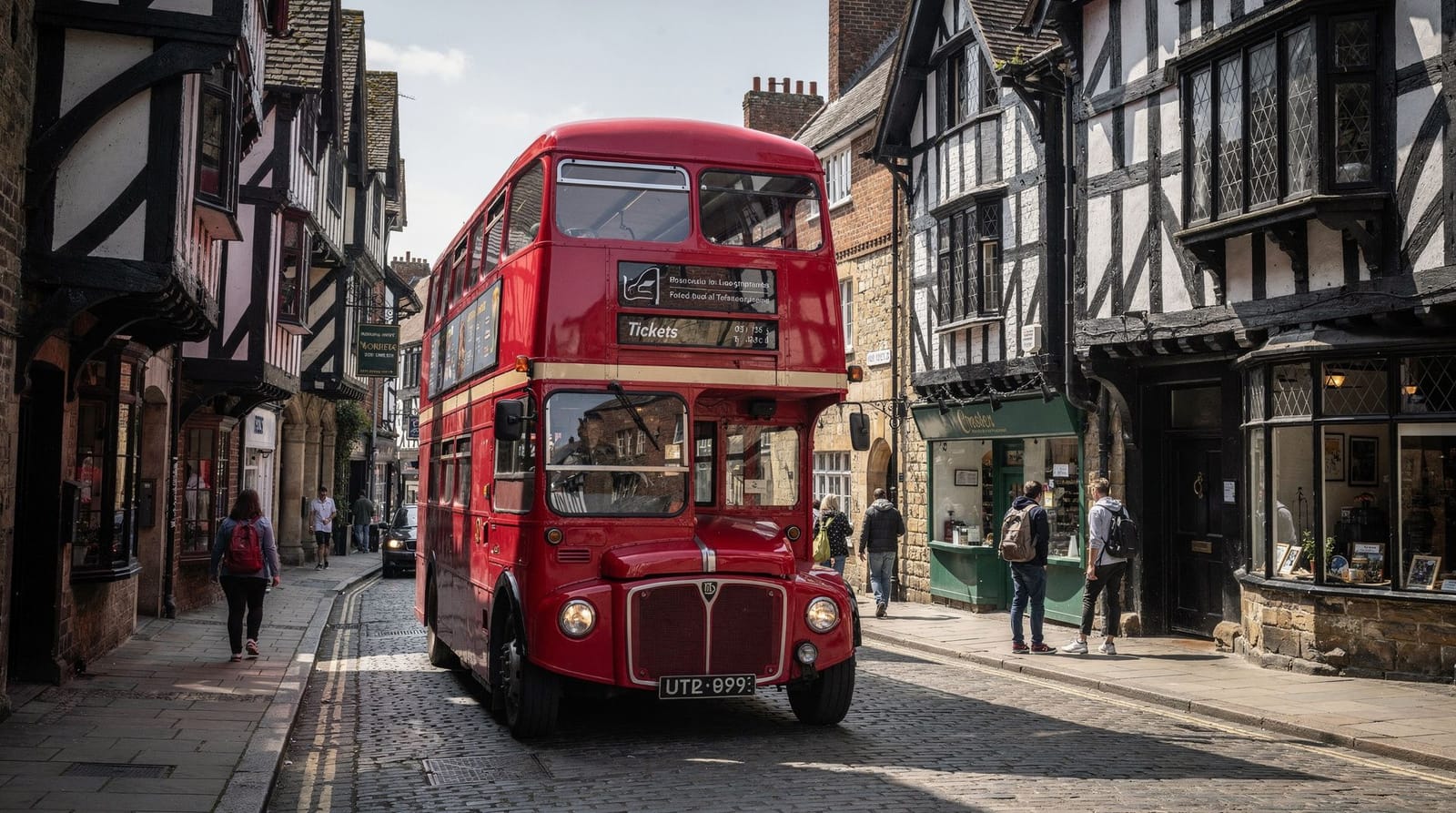 Getting around Chester — How to get around Chester on foot, by bus, taxi or bike, plus where the Rows, th