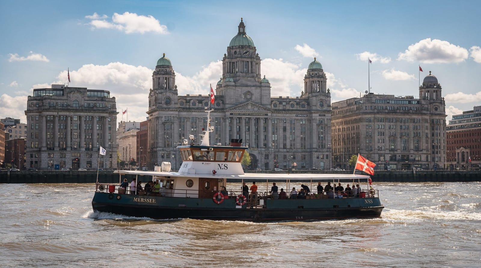 Liverpool: Sightseeing River Cruise on the Mersey River