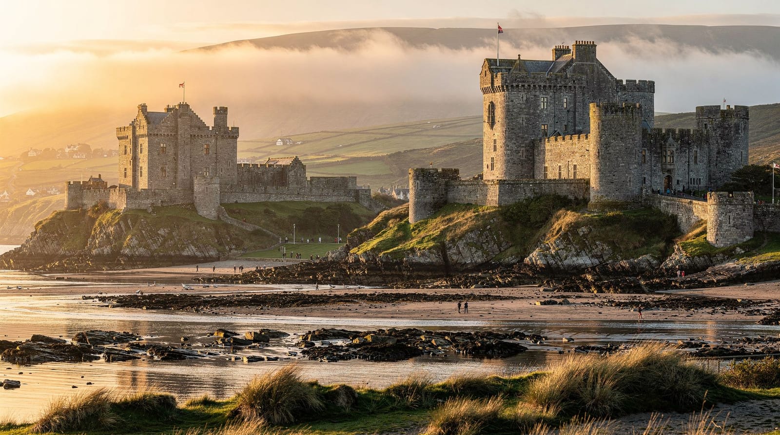 Welsh castles in 2 days itinerary — 2 days — easy — mid-range